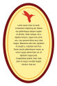 Humming Bird Oval2 Tropic Beer Labels